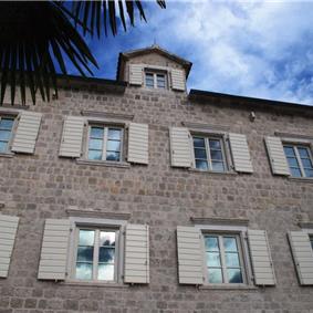10 bedroom waterfront villa with pool near Dobrota, Kotor Bay, sleeps 22